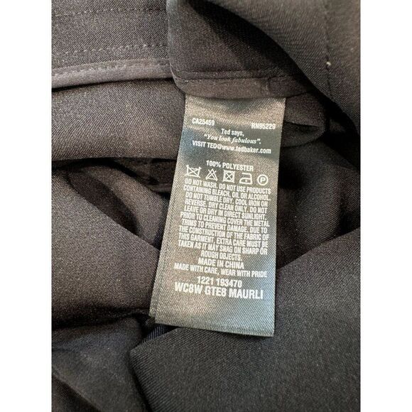 Ted Baker Maurli Wide-Leg Trouser in Black Size 0 - Picture 5 of 5